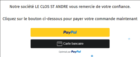 Paiement Le Clos St André Paiement Le Clos St André